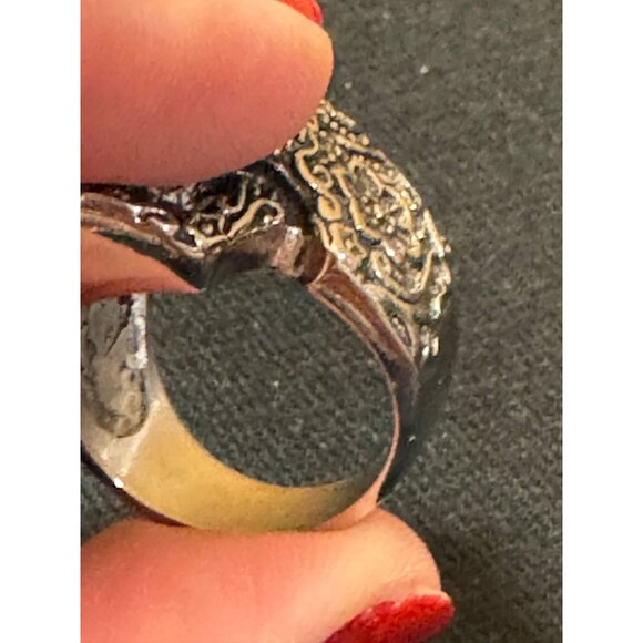 Invicta Skull Stainless Steel Men's Size 10 Gothic - Picture 6 of 8